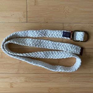 Polo by Ralph Lauren Men’s Braided Belt (White)